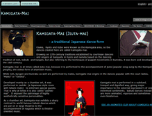 Tablet Screenshot of kamigatamai.manasvi.com